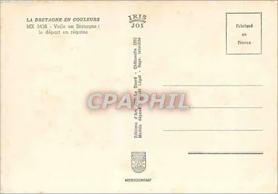 Châtémulin - Saída de regatas — Éditions d'Art JOS — Verso