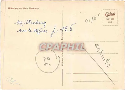 Milltenberg am Main — Plac handlowy — Cramers Kuncialahe KG, n° 508 — Rewers