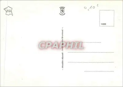 Spaß-Ansichtskarte mit Persönlichkeitsfragebogen — Imp. Brunaud, n° 1086 — Rückseite