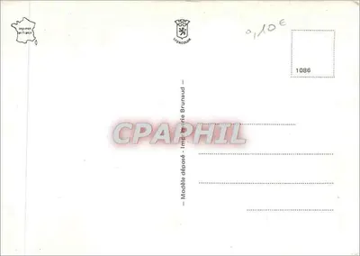 Spaß-Ansichtskarte zum Thema 'Wer bin ich?' — Verlag Brunaud, Nr. 1086 — Rückseite