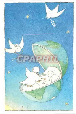 Pombas e planeta — ilustração — Médecins du Monde