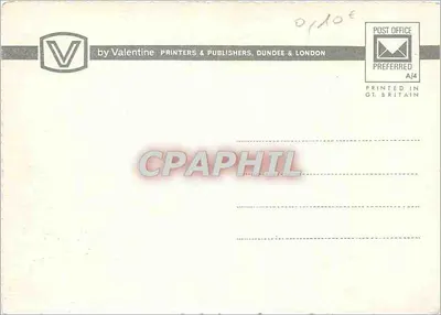 East Terrace, Zamek w Windsorze — widok zamku i ogrodów — Valentine Printers & Publishers, nr ET.3110 — Rewers