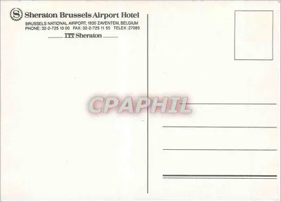 Sheraton Brussels Airport Hotel — Lotnisko Bruxelles-National, Belgia — ITT Sheraton — Rewers
