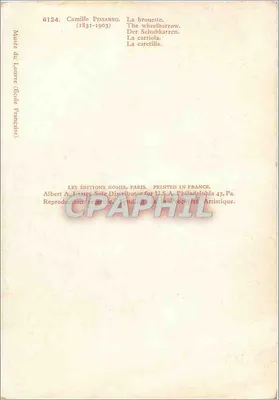 Camille Pissarro — La brouette — Les Éditions Nomis, Paris — Rewers