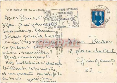 Dijon — Rue de la Liberté — Międzynarodowa Targowica Spożywcza — Wydawnictwo Wschodnie — Rewers