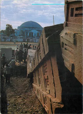 Obélisco em Axum — Etiópia — Foto: Habe Selassie