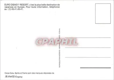 Parada na Main Street U.S.A. — Euro Disney Resort — Verso