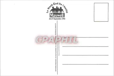 Grupo de jovens pulando na praia — Le Week-End De L'Amitié, Maxwell, 26-27 Setembro 1992 — Verso
