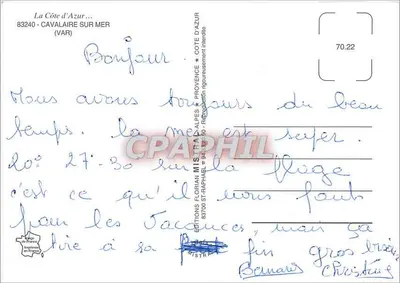 कैवलेरे — पोर्ट कैवलेरे — फ्लोरियन मिस्ट्रल प्रकाशन — पीछे