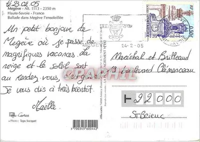 Megève — vista nevada — diffu-cartes, n° 74000 — Verso