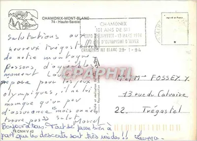 Chamonix Mont-Blanc — 101 anos de esqui — editor desconhecido — Verso