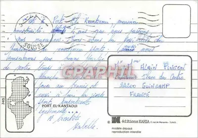 Port El-Kantaoui — port z jachtami — wydawnictwo KAHIA — Rewers