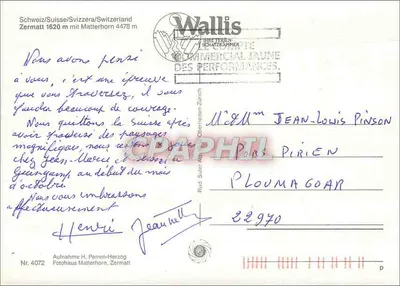 Zermatt — widok na Matterhorn — Wallis — Rewers
