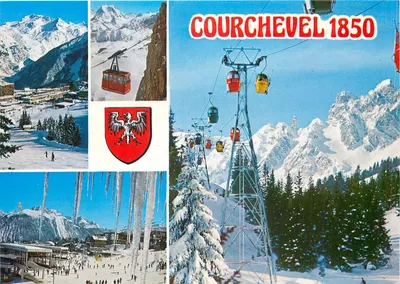 Courchevel 1850 — estação de esqui alpino — Éditions e Impressões Macdon