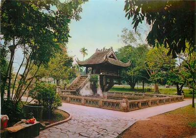Hà Nội - Vista da Pagode de Um Pilar — paysage de la pagode à un pilier — Foto: Hoàng Đức Thơ