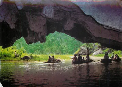 Hang Tam Coc - Ninh Binh - Vietnam — paisagem com barcos — editor não identificado, n° de série 4