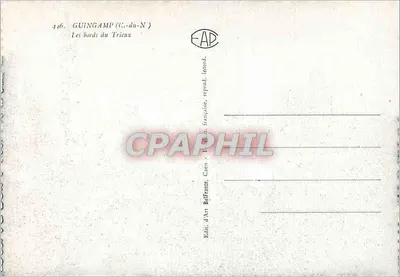Guingamp (C.-du-N) — Die Ufer des Tricieux — Édit. d'Art Balfrance, Caxen — Rückseite
