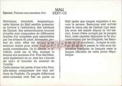 Mulher com anéis de ouro — Djenné, Mali — série XXXV-C2 — Verso