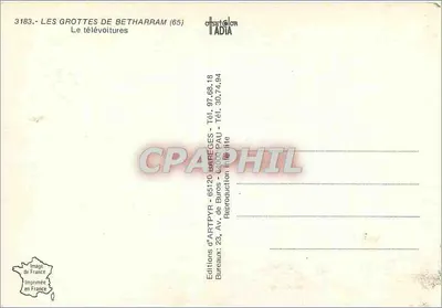 Les Grottes de Betharram (65) — The Cable Car — Gloradia Editions — Back