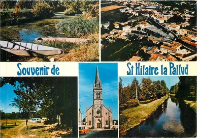 St Hilaire la Pallud — Souvenir de — editor Comblier, n° 79257
