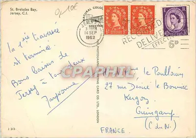 St. Brelades Bay — Jersey — editore J. 213 — Verso