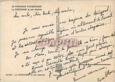 A Dordogne e suas falésias — Editora IRIS, n° 24/459 — Verso