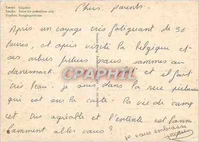 Tønder — ulica piesza — wydawca Stendens Verlag, n° 19 88036 — Rewers