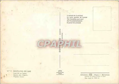 Santillana del Mar — Dom Tagles — Wydawca Domin Guelez, n°11 — Rewers