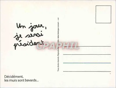 Criança diante do mar — série 'Décidément, les murs sont bavards...' — Verso