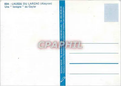 Causse du Larzac — "Lavogne" w Caylar — Wydawnictwo Larzac — Rewers