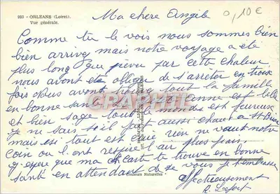 Orléans — Vista generale — Editore: L'Imprimerie de l'Orléanais, n° 993 — Verso