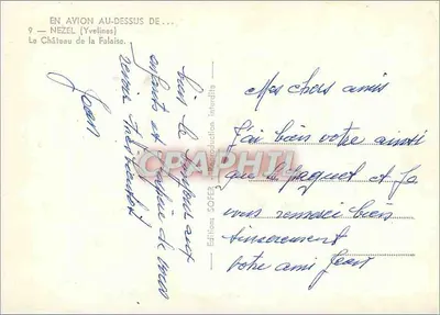 Nezel (Yvelines) — Le Château de la Falaise — Éditions SOFER — Rewers
