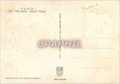 Katedra Notre-Dame w Paryżu — Plac Viviani — Wydawnictwo Iris — Rewers