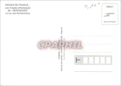 Lago di Rambertchamp — I Vosgi pittoreschi — Compagnie de Larrieu, 88 — Verso