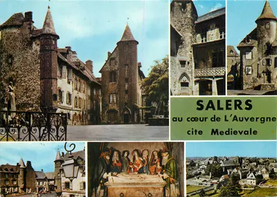 Salers — no coração da Auvergne, cidade medieval — IRIS