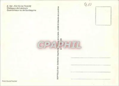 Castelo de Quertinheux — País Cathare — Editora SEPTETELLE S.A.R.L. — Verso