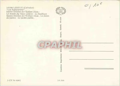 Lisieux — św. Teresy z Dziecka Jezus — wydawca Interd. Interd. Repro — Rewers