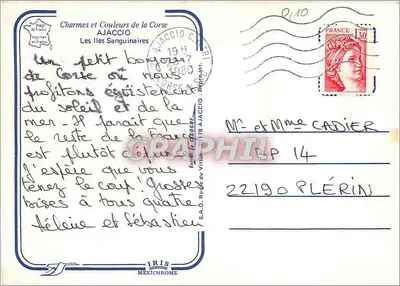 Le Isole Sanguinarie — Corsica — editore IRIS — Verso