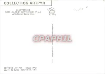 Oloron — Catedral de Santa Maria — Éditions Artpyr — Verso