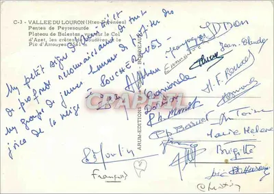 Vale do Louoron — Encostas de Peyresourde, vista do Col d'Azet — ARUM-EDITIONS — Verso
