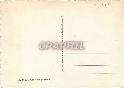 Luchon — Vista geral — Cie des Arts Photomécaniques, Paris — Verso