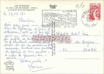 Pyrénées — O Lago de Gaube — ARTPYR — Verso