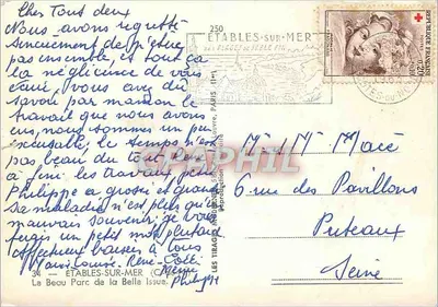 O Parque da Belle Issue — Étapes-sur-Mer — Editor: Les Tirages Modernes — Verso