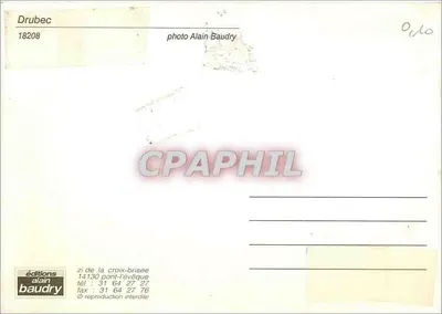 Drubéc — Kościół — wydawnictwo Alain Baudry, nr 18208 — Rewers