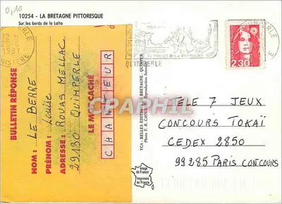 La Bretagna pittoresca — Sulle rive della Loïta — YCA — Verso