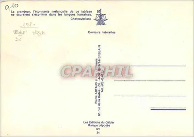 Croix de la Pointe de la Duteé — widok panoramiczny — Pierre Artaud et Cie, wydawcy — Rewers