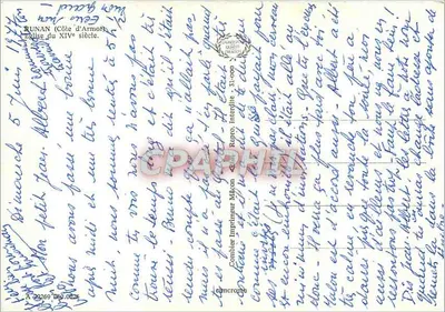 Igreja de Runan — Igreja do século XIV — Comblot Imprimeur, n° 31-000 — Verso