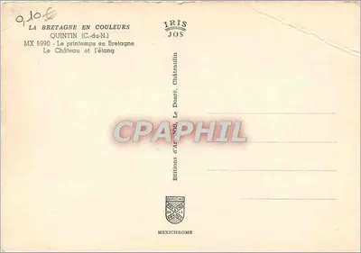 Zamek i jezioro — Quintin (C.-du-N.) — Wydawnictwo Sztuki JOS — Rewers