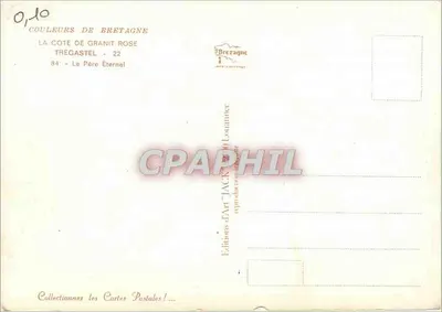 Ojciec Wieczny — figura z granitu z krzyżem na wierzchu — Éditions d'Art Jack Louanneec — Rewers