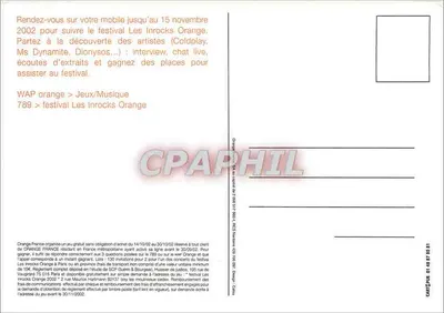 Les Inrocks Orange Festival — Paryż, Bordeaux, Lille, Nantes — 6/13 listopada — Rewers